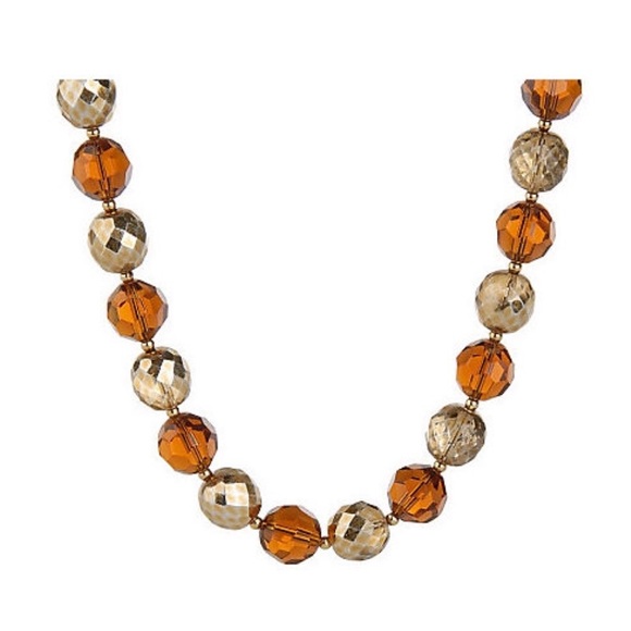 Joan Rivers Vintage Style Firepolish Bead Necklace - Picture 2 of 2